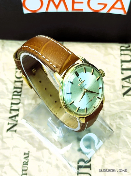 OMEGA GENÈVE VINTAGE PIE PAN – 18K SOLID GOLD