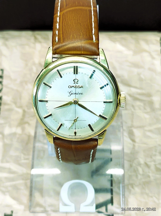 OMEGA GENÈVE VINTAGE PIE PAN – 18K SOLID GOLD